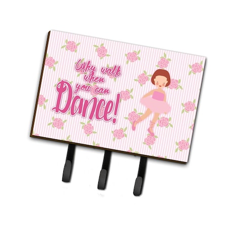 Carolines Treasures Ballet Red Short Hair Leash or Key Holder BB5383TH68